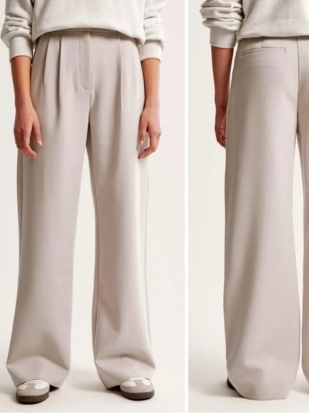 Abercrombie & Fitch Sloane Tailored Wide-Leg Pants Size 26 - Picture 2 of 10